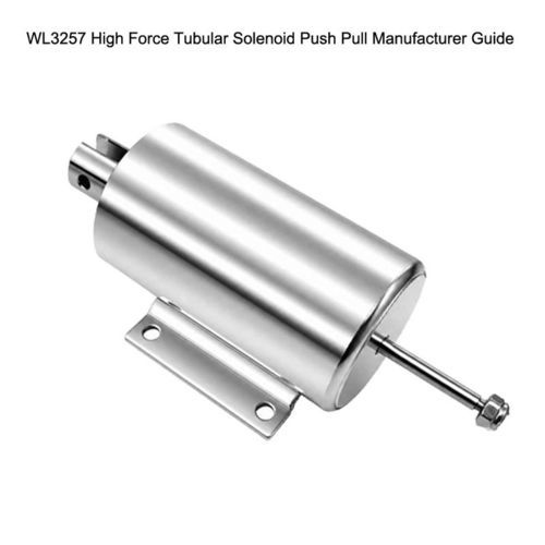Electroimán para electroválvula - WL3257 - Weilong Intelligent Technology (Dongguan) Co., Ltd. - de mantenimiento / lineal / de bloqueo