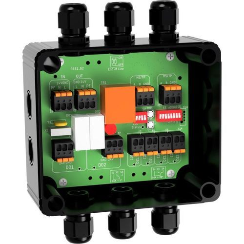 Módulo E/S digital - FBB-4DI2DO-R.230 - Romutec Steuer- u. Regelsysteme GmbH - RS-485 / Modbus RTU / de 4 E