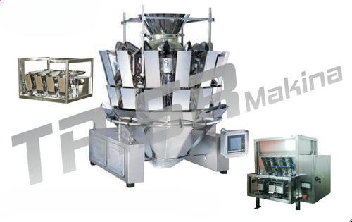 Pesadora muticabezal - TR.SR Makina ith. ihr. San.ve Tic.Ltd.Şti., - para la industria agroalimentaria / de acero inoxidable / de 14 cabezales