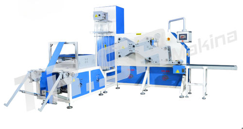 Máquina plegadora de tejidos - TR.SR Makina ith. ihr. San.ve Tic.Ltd.Şti., - automática / de corte / para la industria farmacéutica