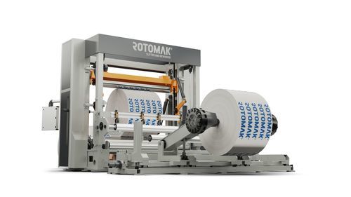 Cortadora rebobinadora automática - SLICING RSR-V - Rotomak - de alta velocidad / jumbo / para etiquetas