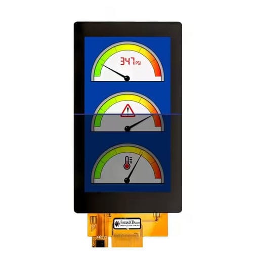 Módulo de visualización TFT LCD - Focus LCDs - transflectivo / 3,5" / 2"
