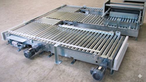 Transportador de rodillos - RollCon - Euroline Logistik - horizontal / de transporte / para manipulación
