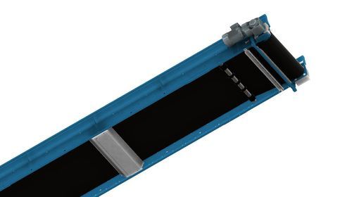 Transportador de banda - FBC - Susty Wastes Solutions France - de arrastre / tobogán / para manipulación