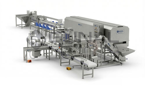 Línea de producción de aceite de oliva - Günal Makina - con secado / continua