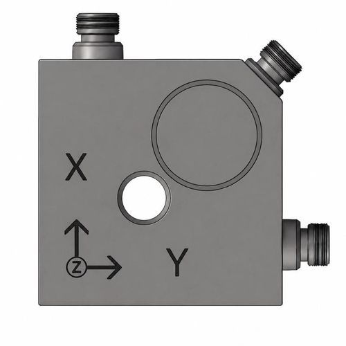 Acelerómetro triaxial - BBVM-3XS1000 - Deep Minds Ultrasonic - piezoeléctrico / IEPE / de cizallamiento