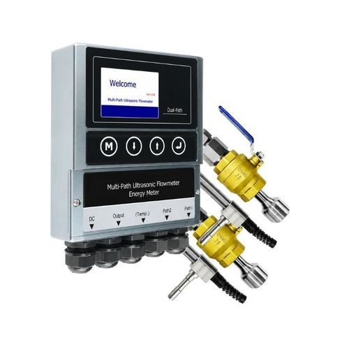 Caudalímetro de ultrasonido de tiempo de tránsito - BBUFM-DP - Deep Minds Ultrasonic - volumétrico / para líquido / DN25 - 1"