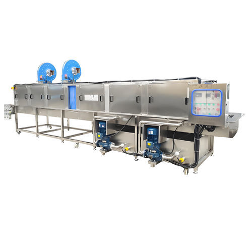 Lavadora de contenedores carga lateral - Zhucheng Jiapin Food Machinery Co., Ltd. - automática