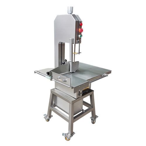 Sierra de cinta para huesos industrial - JG500A - Zhucheng Jiapin Food Machinery Co., Ltd. - para carnicería / de acero inoxidable / con de seguridad
