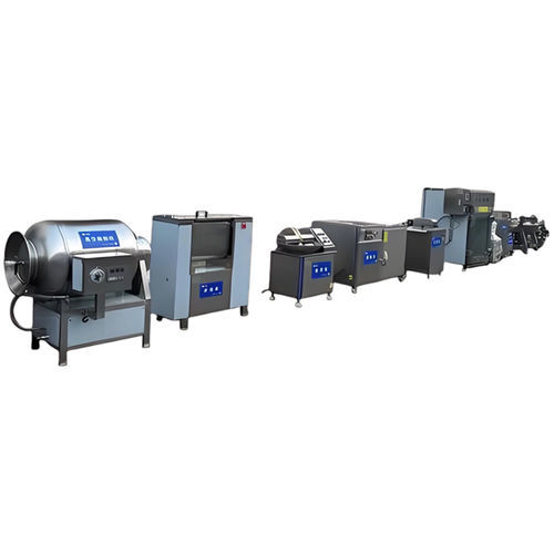 Línea de producción de salchichas de enlatado - Zhucheng Jiapin Food Machinery Co., Ltd. - de corte / de llenado / para porciones