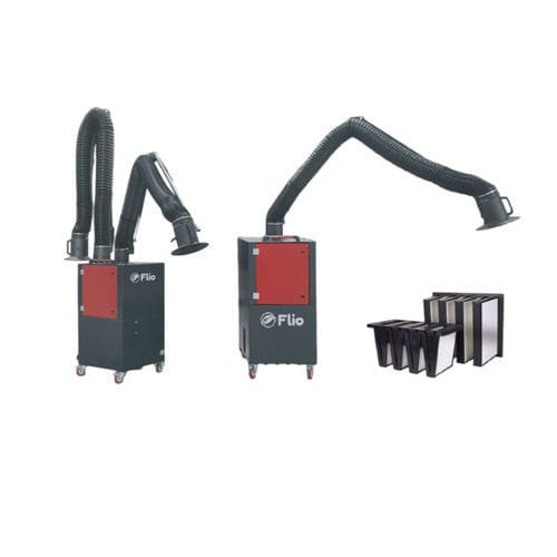 Extractor de humo móvil - Airjet - MK - FLIO Otomasyon Makina San. Tic. Ltd. Şti. - de soldadura / de cartucho / con brazo de extracción