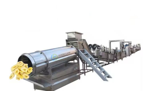 Línea de producción de patatas fritas banana - FL-B200 - Henan Hongtu Machinery Manufacturing Co., Ltd. - automática