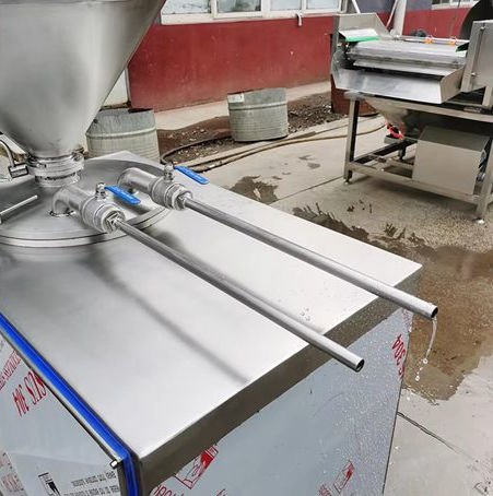 Embutidora eléctrica - Henan Hongtu Machinery Manufacturing Co., Ltd. - hidráulica / manual / para salchichas