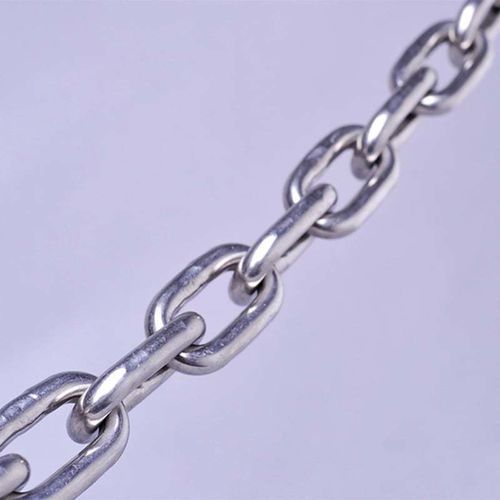Cadena de acero al carbono - ASTM Grade 30 - Xintai Taida Mirso Co., LTD - de eslabón corto / de eslabón largo / zincada
