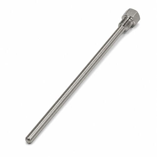 Termopozo roscado - TMZ12L500R1/2 - Jemar Termometría S.L. - hembra / de acero inoxidable / para sensor de temperatura
