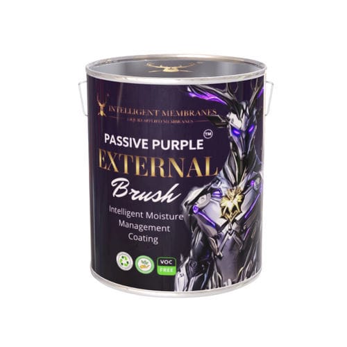 Pintura de acabado - PASSIVE PURPLE EXTERNAL - Intelligent Membranes - líquida / para madera / para la construcción
