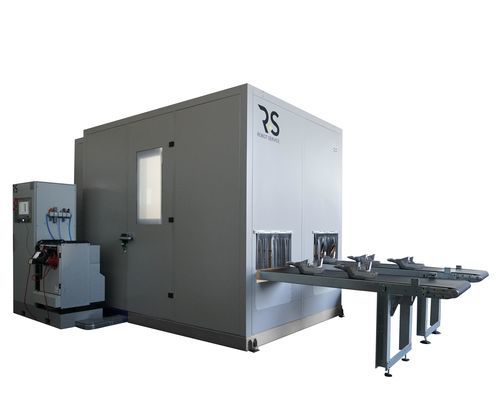 Célula robotizada de rectificado - Deburring 50 - Robot Service Srl - de desbastado / para máquina herramienta