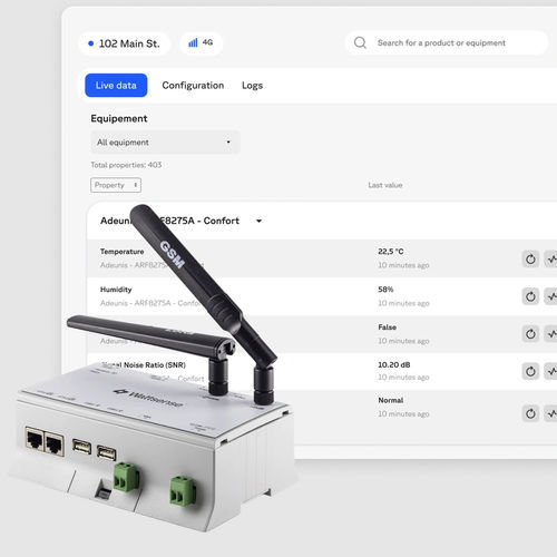 Sistema de gestión para edificios - WATTSENSE - de sensores / de datos ambientales / WAN