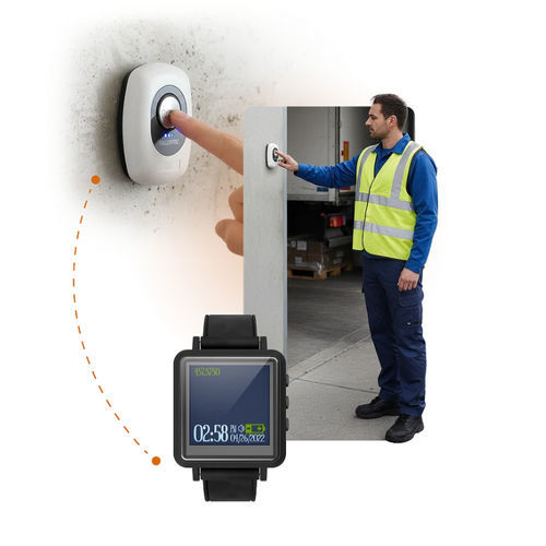 Pulsador de alarma manual: botón pulsador - PAGERTEC