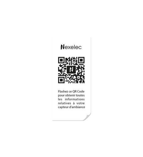 Etiqueta de identificación - QR’LOOK - NEXELEC - con motivos estampados / adhesiva / de polipropileno BOPP