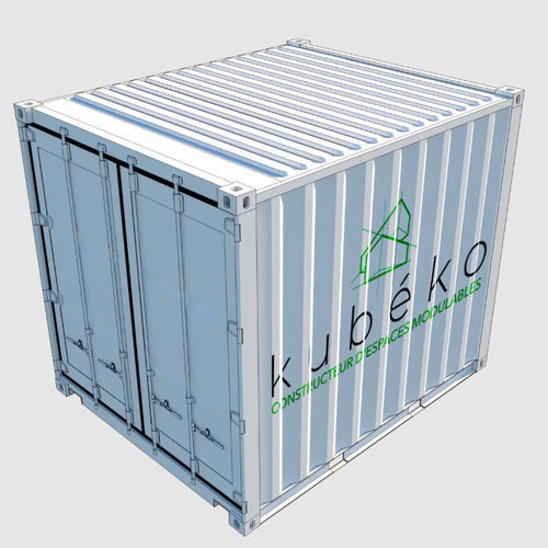 Contenedor de protección - Kubéko - para almacenamiento / de acero / de seguridad