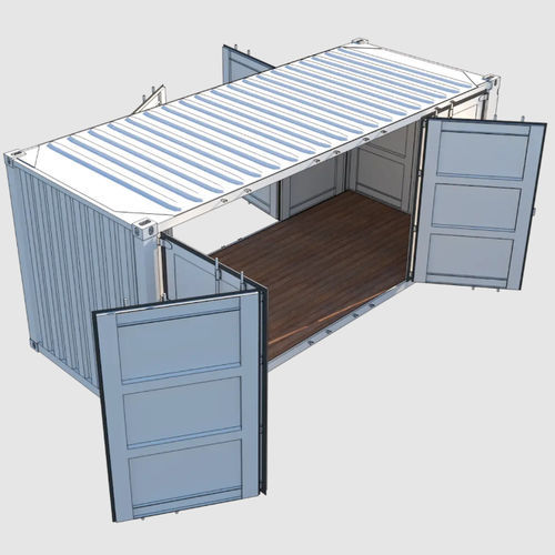 Contenedor industrial - Kubéko - de seguridad / para almacenamiento / de acero