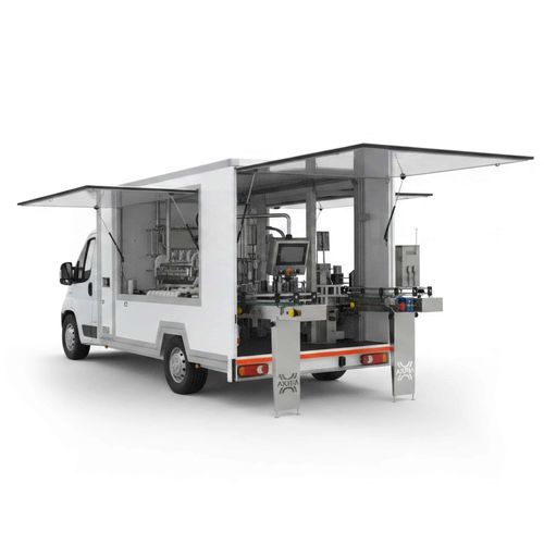 Llenadora taponadora aséptica - AM3 - Axtra Srl - monobloque / en línea / móvil
