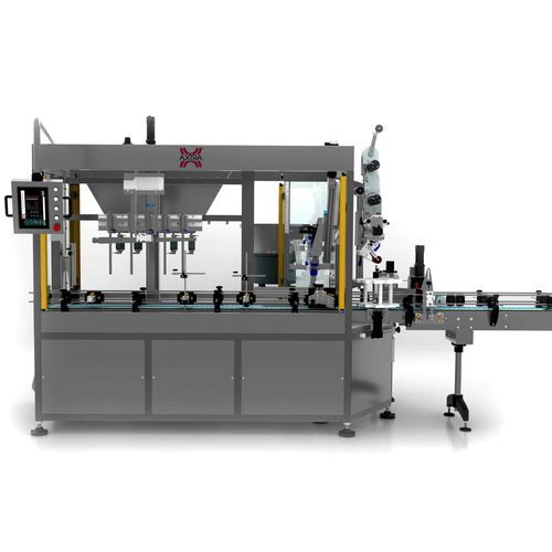 Llenadora taponadora etiquetadora automática - Axtra Srl - en línea / modulable / para productos alimentarios