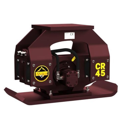 Plancha vibradora de marcha de avance - CR 45 - Idromeccanica Ramtec - para excavadora / para minicargadora compacta / para hincaestacas