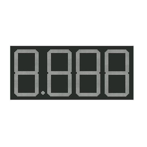 Visualizador LED - HDP Series - HITECHLED SRL - digital / de 4 dígitos / de 3 dígitos