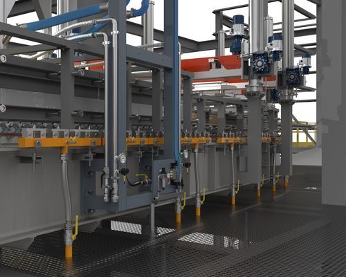 Máquina de coloración de alta precisión - Glass Service - automática