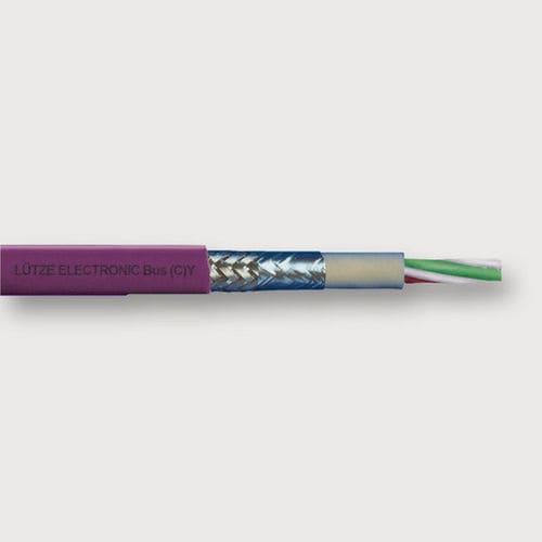 Cable eléctrico de datos - 104214 - LÜTZE - DIN / antipropagación de fuego / blindado