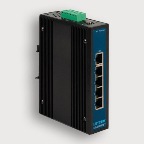 Conmutador Ethernet no administrable - 772000 - LÜTZE - 5 puertos / en riel DIN / de pared