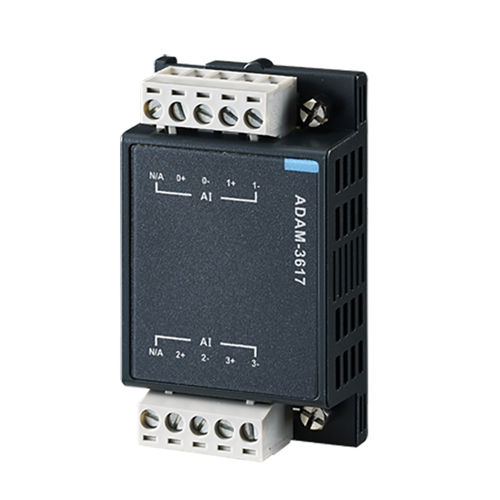 Módulo de entrada analógico - ADAM-3617-AE - ADVANTECH - 4 canales / diferencial