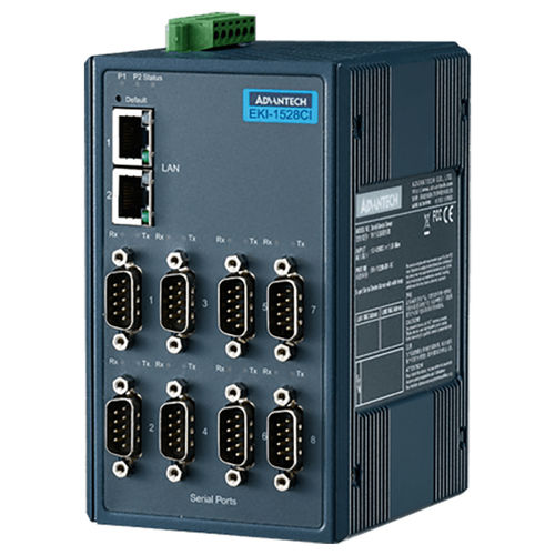 Servidor de periférico 8 puertos - EKI-1528I-DR - ADVANTECH - RS-232 / RS422/RS485 / Ethernet