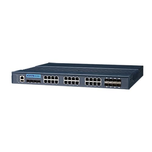 Conmutador Ethernet administrable - EKI-9228G-8COI - ADVANTECH - 28 puertos / gigabit / rack de 19"