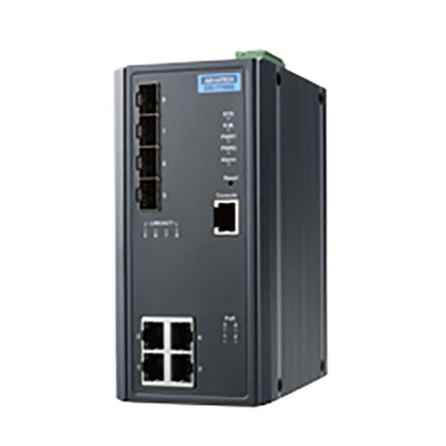 Conmutador Ethernet administrable - EKI-7708E-4FPI - ADVANTECH - 8 puertos / en riel DIN / embarcado