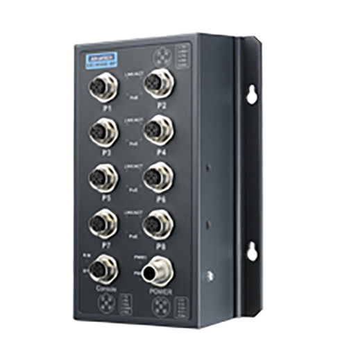 Conmutador Ethernet administrable - EKI-9508E-MPH - ADVANTECH - 8 puertos / de pared / PoE
