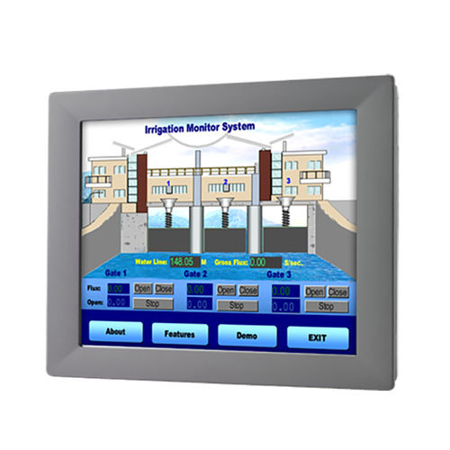Monitor LCD - FPM-2150G - ADVANTECH - con pantalla táctil resistiva / retroiluminación LED / industrial