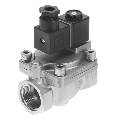 Electroválvula de control asistido - VZWM series - FESTO - de 2 vías / NC / agua