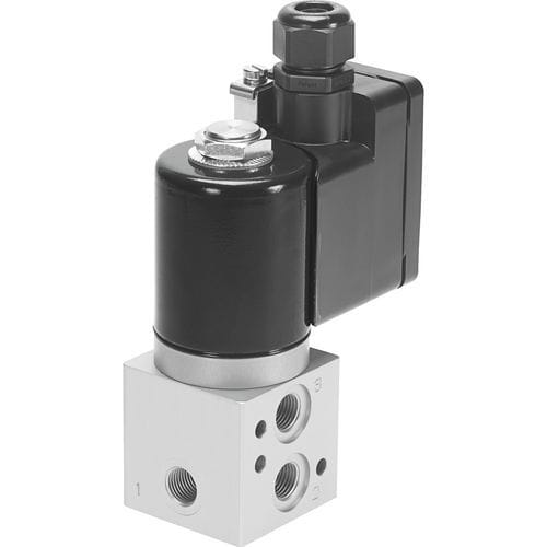 Distribuidor neumático accionado por solenoide - VOFD series - FESTO - de clapeta / de control asistido / de 3/2 vías