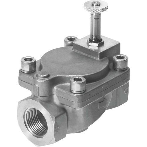 Electroválvula de control asistido - VZWM-L - FESTO - de 2 vías / NC / agua