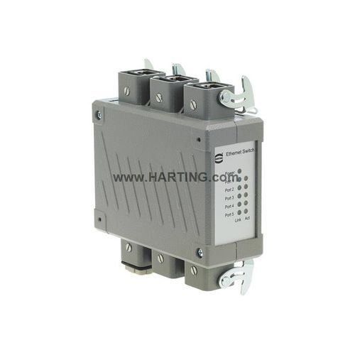 Conmutador Ethernet no administrable - Ha-VIS eCon 7050-B1 - HARTING - 5 puertos / en riel DIN / de pared