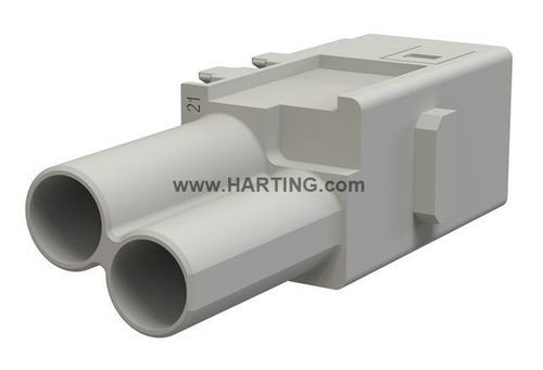 Módulo conector de datos - Han-Mod_M_CC_2_F_C.2_PIT - HARTING - de alimentación eléctrica / de cable a cable / hembra