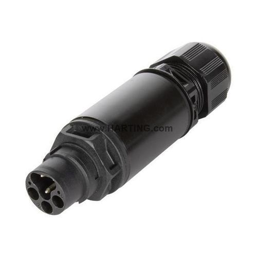 Conector de datos - S15_PFT_STR-FM_AC_M_CRT_w/o-contacts - HARTING - de alimentación eléctrica / circular / de engaste