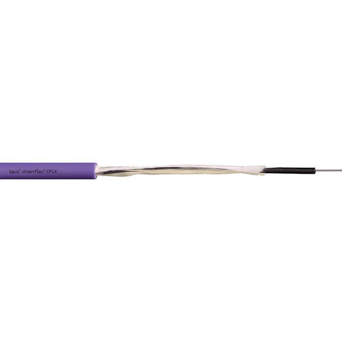 Cable óptico de datos - CFLK - igus® - resistente al aceite / para entorno difícil / ultrarrobusto