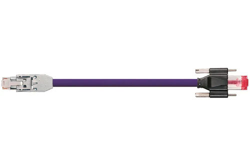 Arnés de cables eléctricos de fibra óptica - chainflex®  - igus® - de control / ProfiNet / para entorno difícil