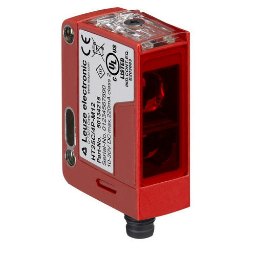 Sensor fotoeléctrico con supresión de fondo - HT25C/4P-M8  - Leuze electronic GmbH + Co. KG - detector de reflexión directa / rectangular / LED