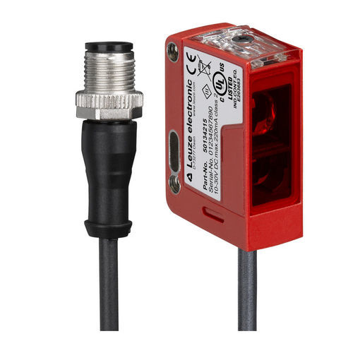 Sensor fotoeléctrico fotoeléctrico retroreflectivo polarizado - PRK25CL1.1/4X-200-M12  - Leuze electronic GmbH + Co. KG - rectangular / láser / digital