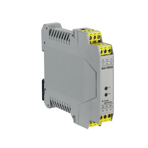 Relé de seguridad de parada de emergencia - MSI-RM2B-01 - Leuze electronic GmbH + Co. KG - 2NA / NA/NC / 1NC